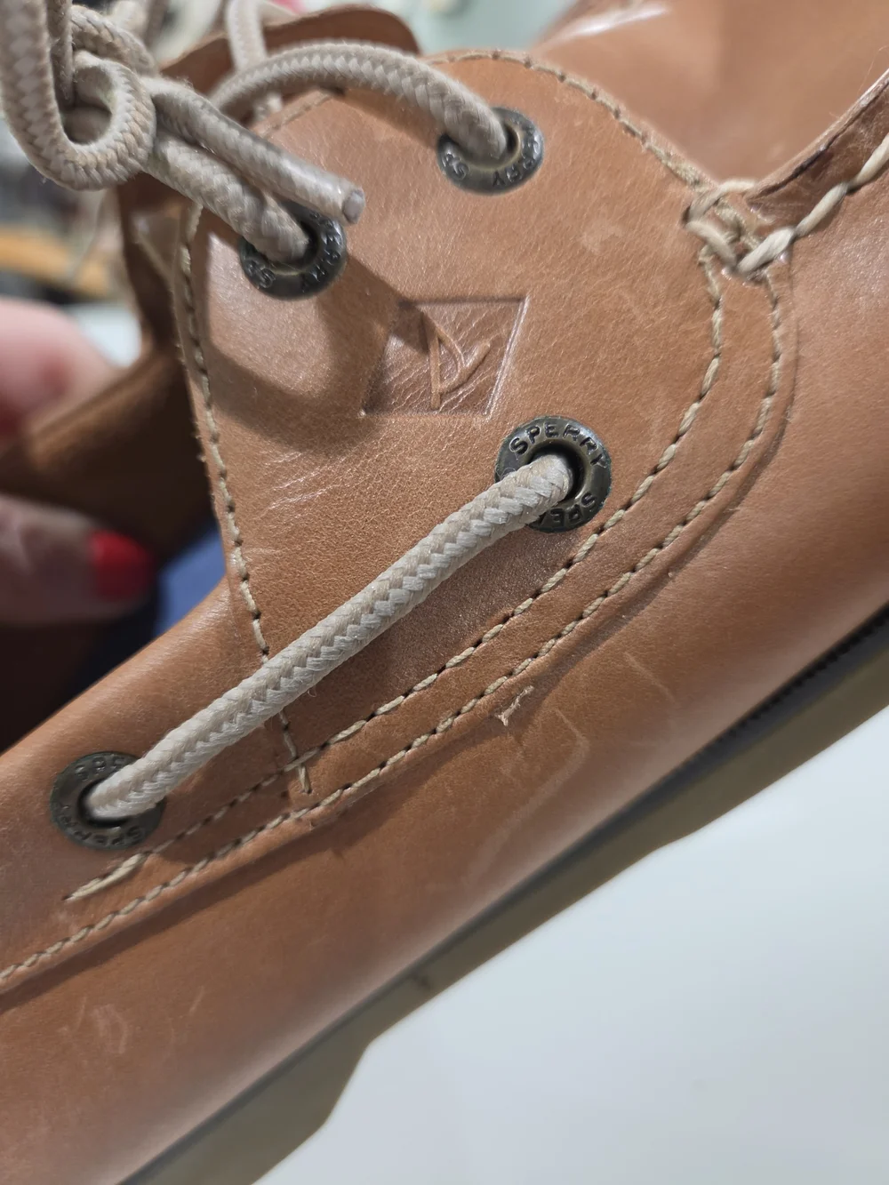 Sperry Authentic Original 2-Eye Leather Boat Shoes Brown Men’s 13
